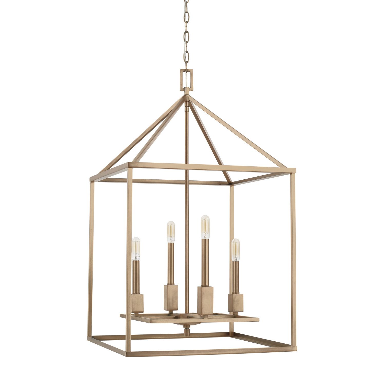 William 4 Light Lantern Square / Rectangle Pendants With Favorite Baptista 4 Light Square/rectangle Chandelier (View 18 of 25)