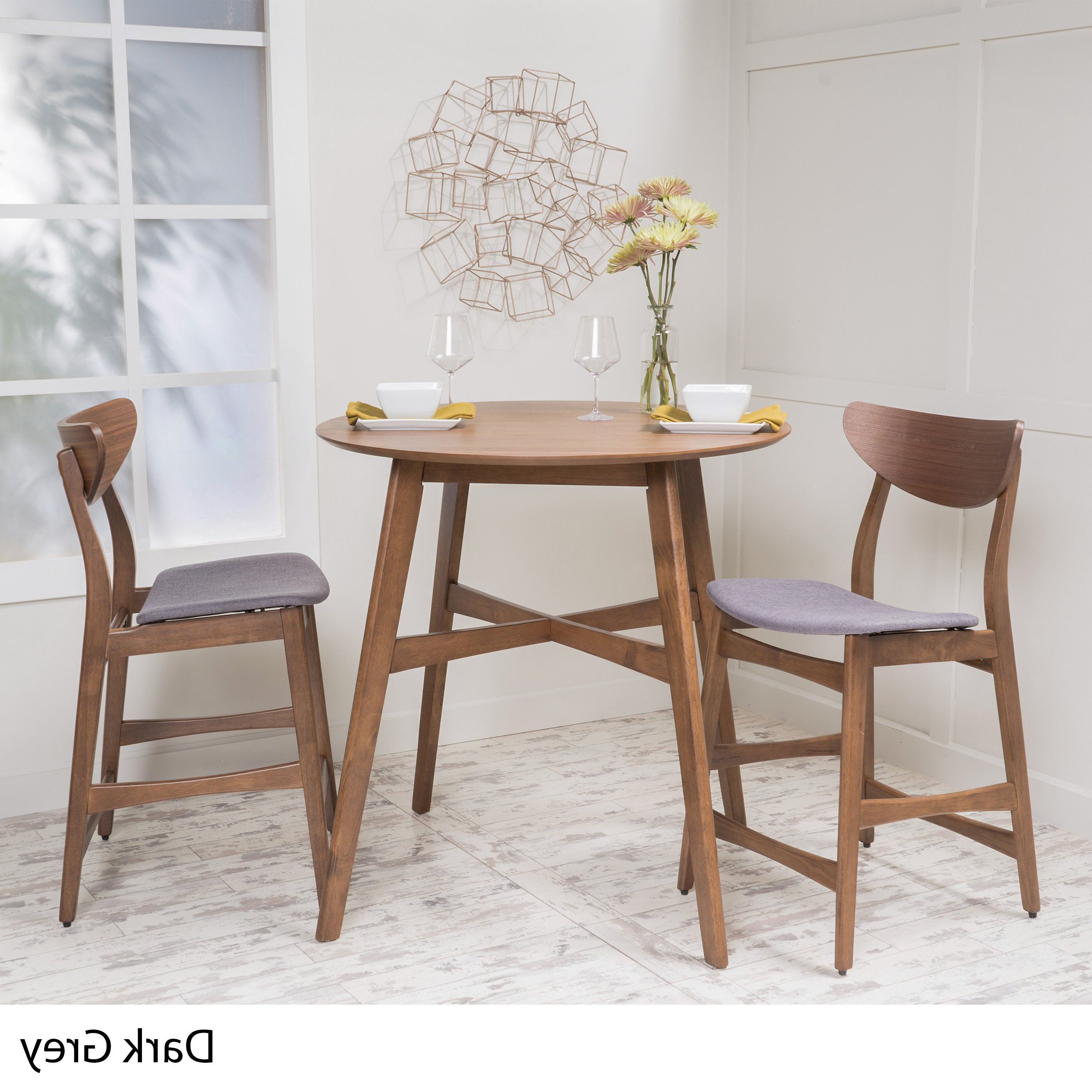 2020 Carson Counter Height Tables Intended For Carson Carrington Lund 3 Piece Wood Counter Height Round (View 18 of 25)