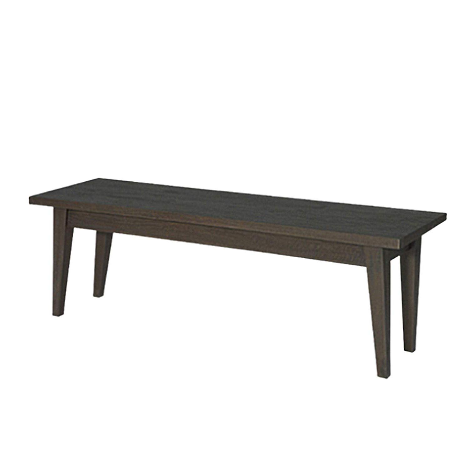 Amazon – East At Main Martino Bench Brown – Table Benches Within Most Popular Martino Dining Tables (View 18 of 25)