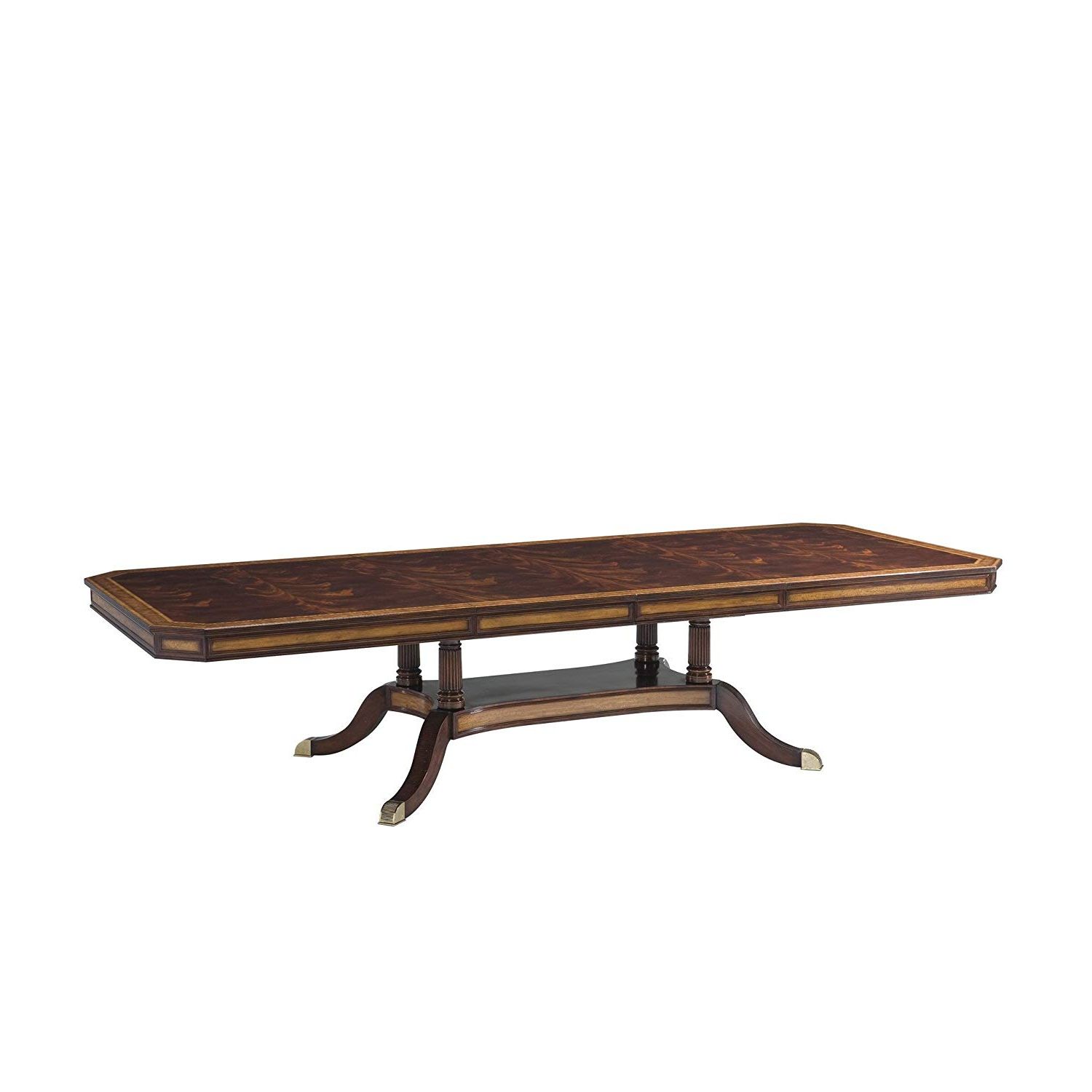 Amazon – Regency Mahogany Extension Dining Table With Famous Rustic Mahogany Extending Dining Tables (View 16 of 25)