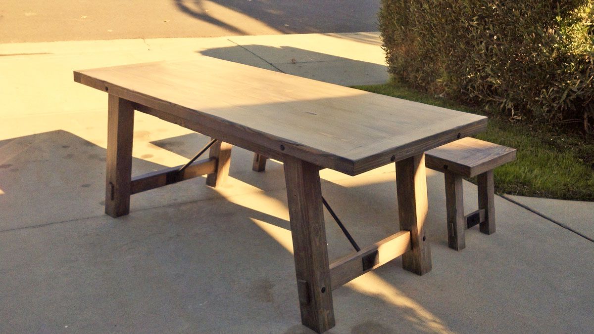 Benchright Industrial Farmhouse Table (View 23 of 25)