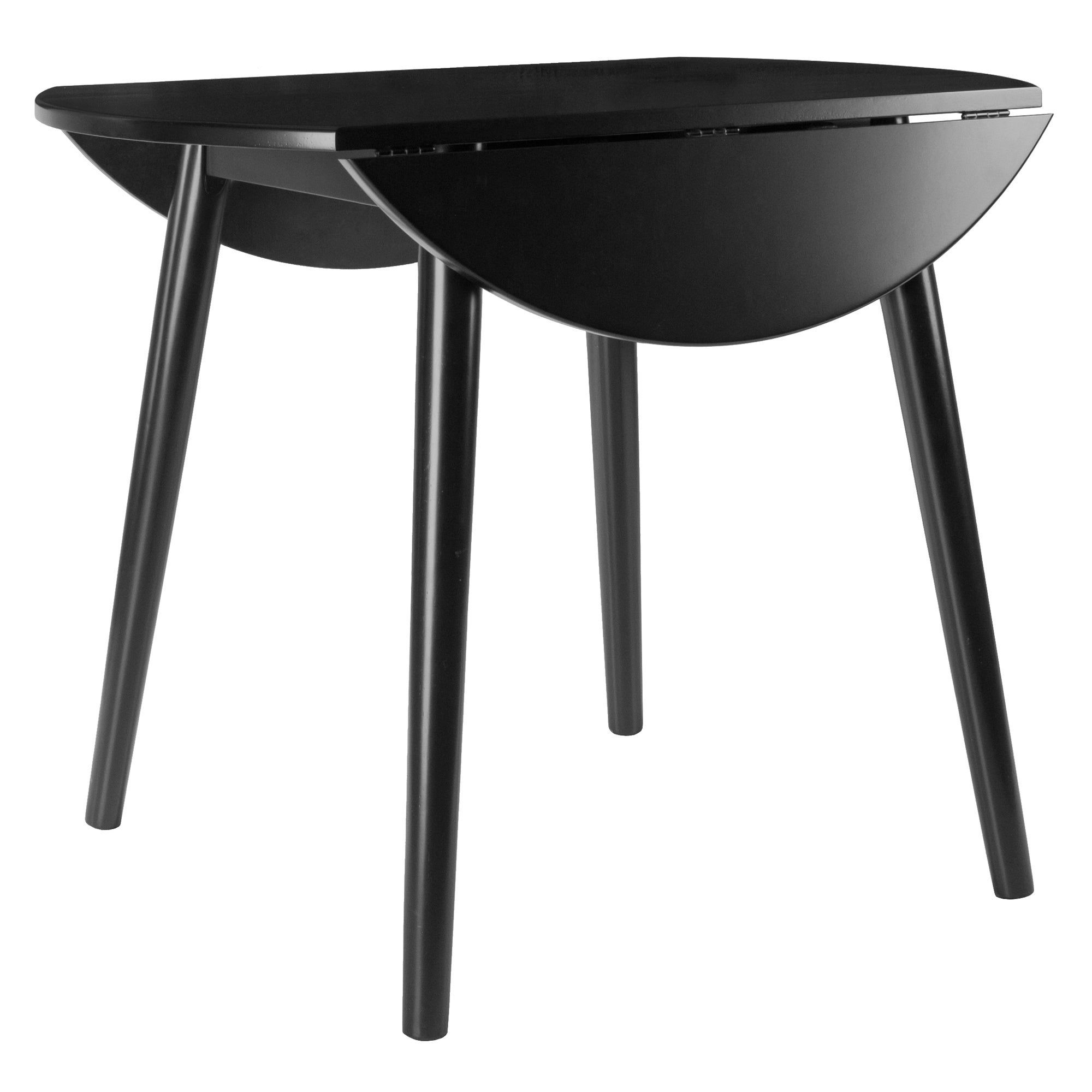 Black Shayne Drop Leaf Kitchen Tables Pertaining To Current Drop Leaf Table Black – Martinique (Photo 24 of 25)