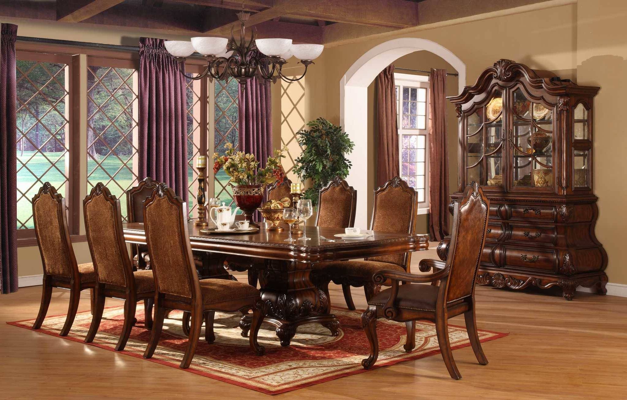 Chapman Round Marble Dining Tables For Well Known Dining Room : Charming Formal Dining Table Decor Alluring (View 12 of 25)