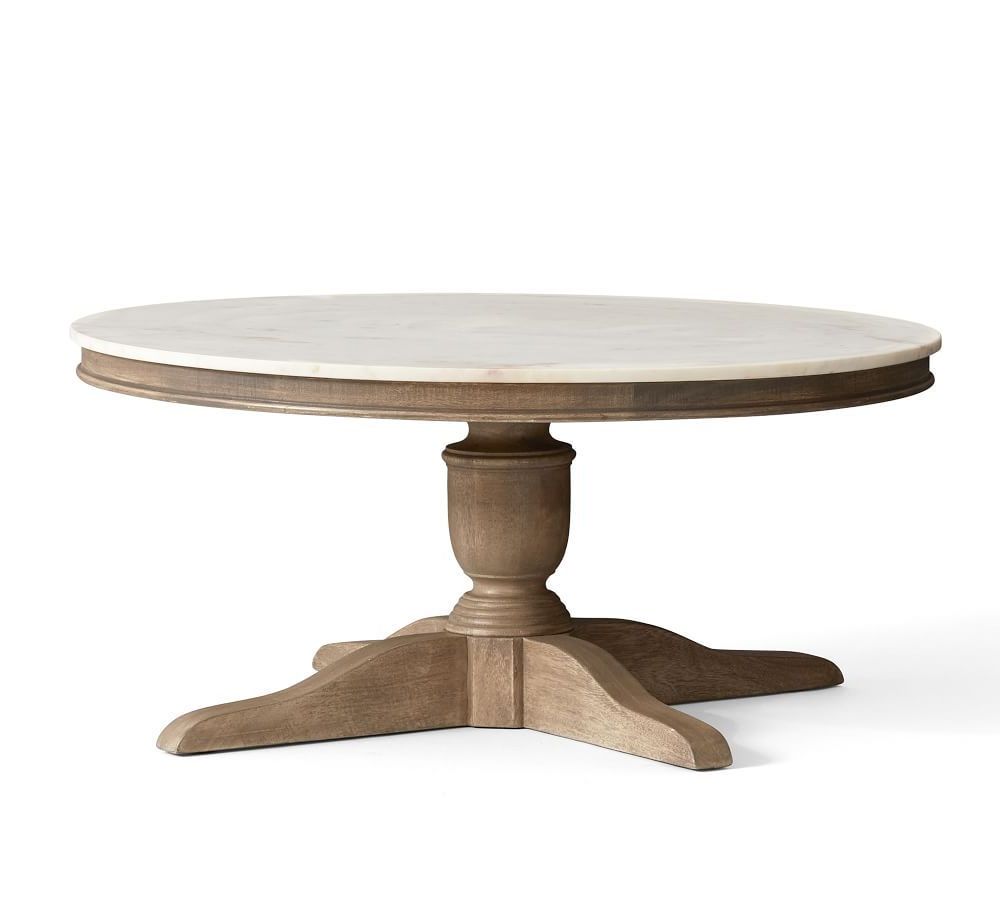 Coffee Table Pertaining To Well Known Alexandra Round Marble Pedestal Dining Tables (View 7 of 25)