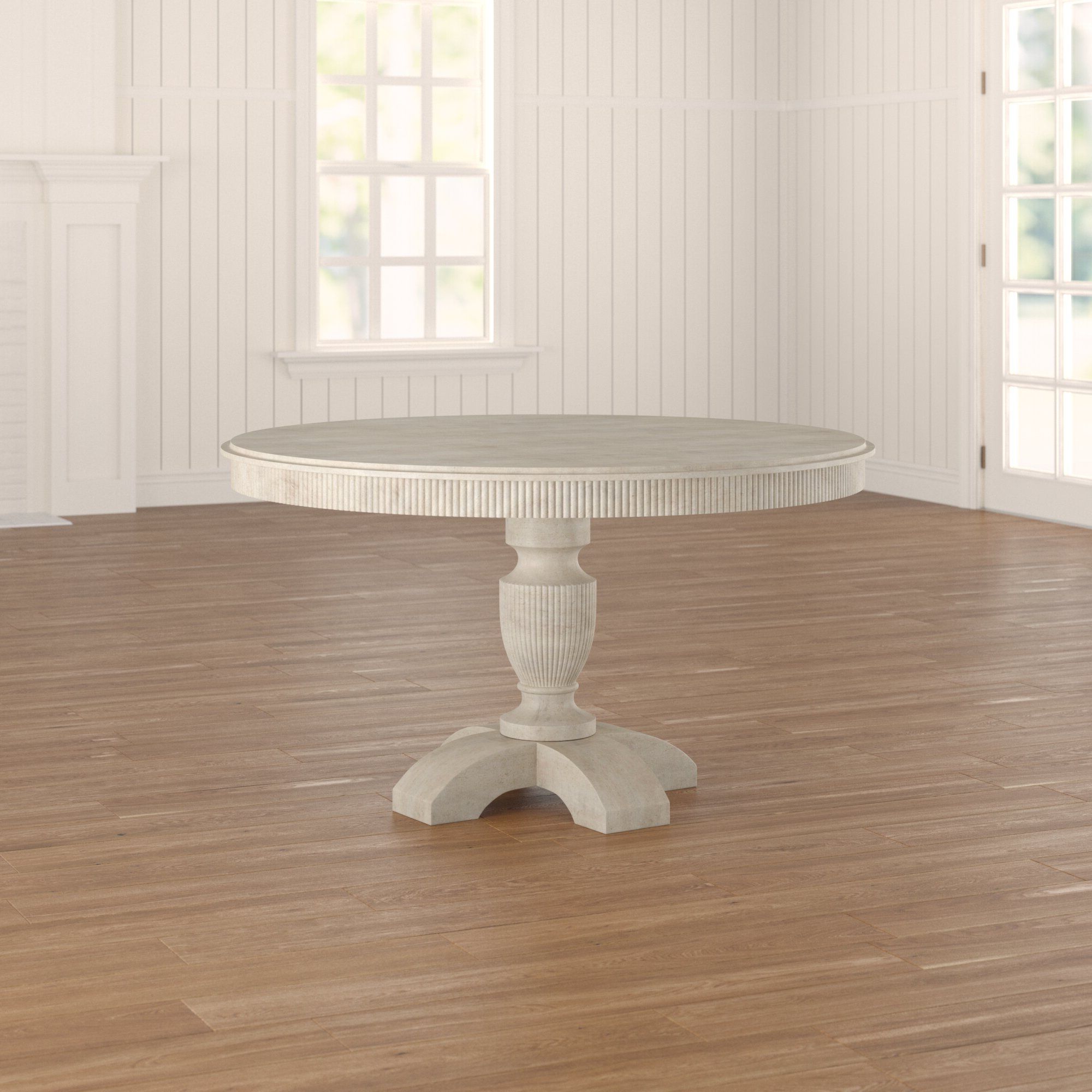 Coursey Round Dining Table Pertaining To Favorite Warner Round Pedestal Dining Tables (View 21 of 25)