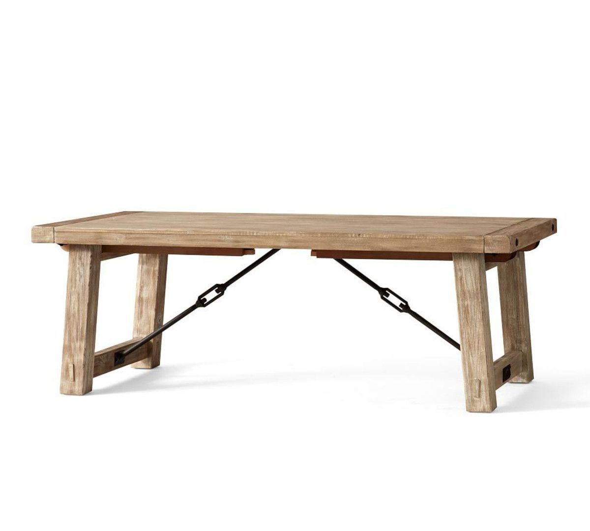 Current Gray Wash Benchwright Dining Tables For Benchwright Extending Dining Table, Seadrift (View 4 of 25)