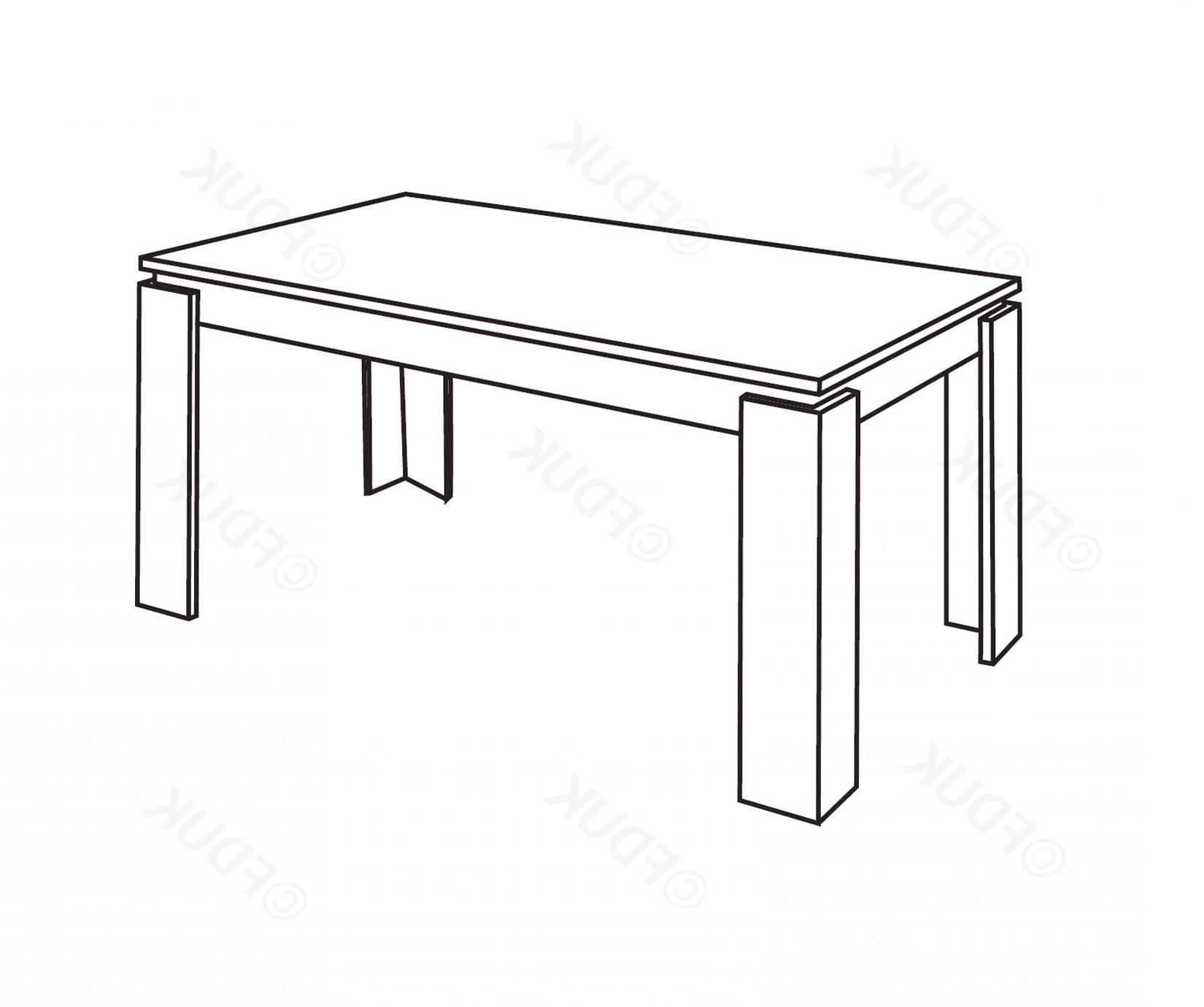 Current San Martino Polaris Luxury Rectangular Extension Dining Table Only For Martino Dining Tables (View 20 of 25)
