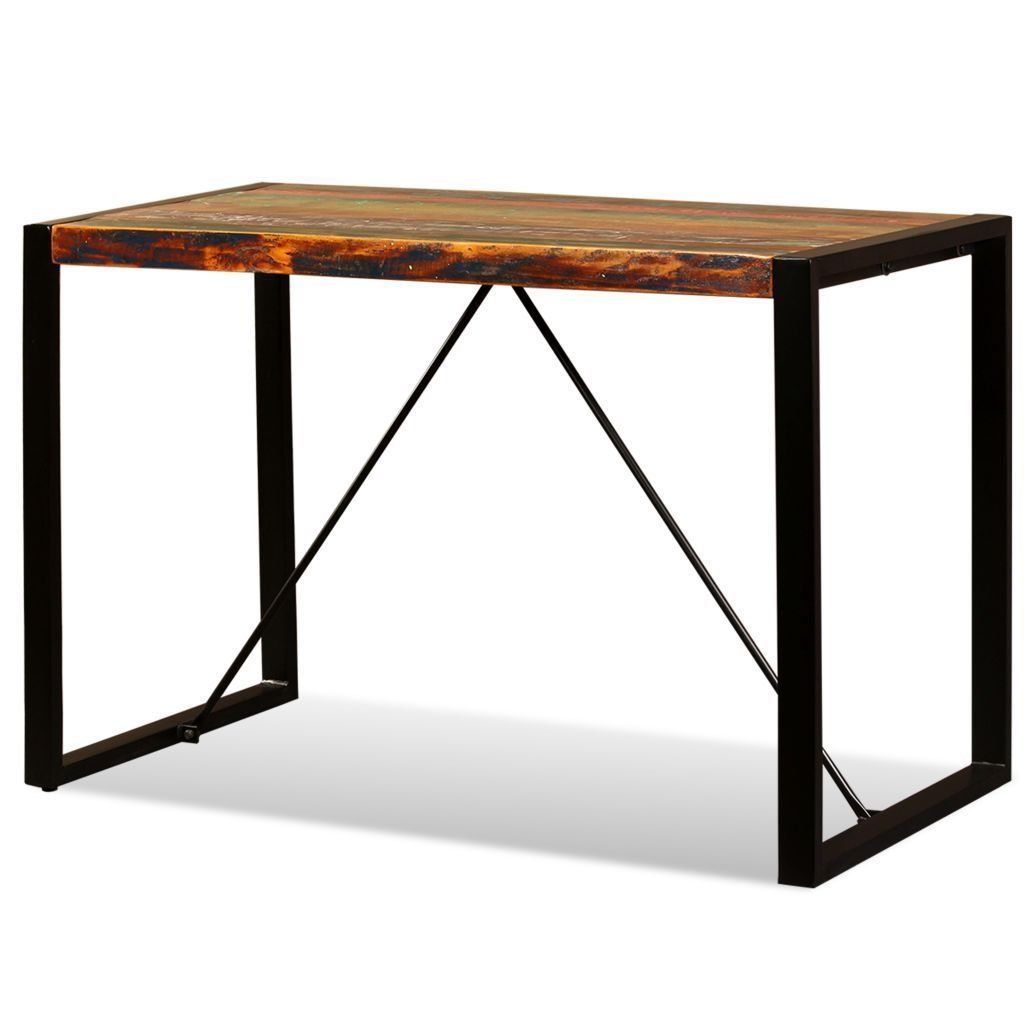 Famous Bowry Reclaimed Wood Dining Tables Inside Amazon – Solid Reclaimed Wood Vintage Style Dining Table (Photo 11 of 25)