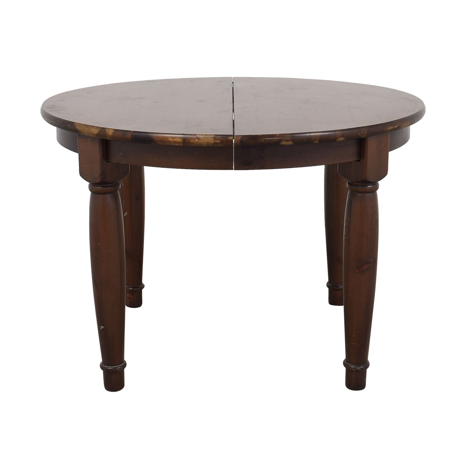 Famous Pottery Barn Round Kitchen Table With Seadrift Toscana Pedestal Extending Dining Tables (View 13 of 25)