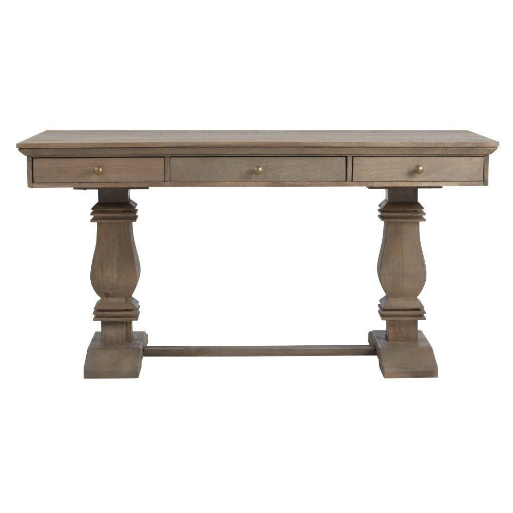 Favorite Aldridge Extendable Dining Table For Gray Wash Banks Extending Dining Tables (View 11 of 25)