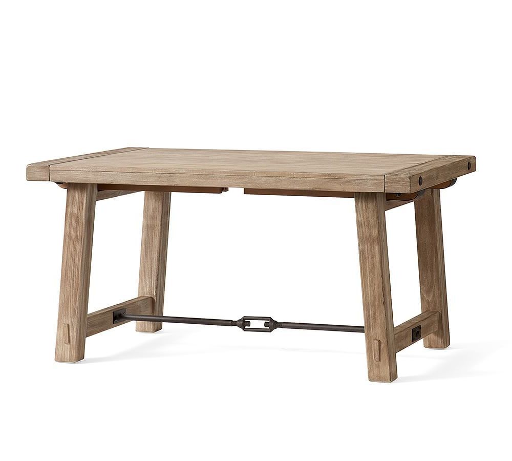 Favorite Benchwright Extending Dining Table, 86 X 42" Rustic Mahogany For Rustic Mahogany Benchwright Dining Tables (View 4 of 25)