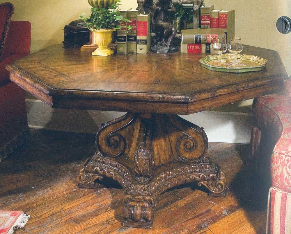 Favorite Hearst Oak Wood Dining Tables Intended For Hb 66 3700 Habersham Hearst Castle Octogonal Dining Table (Photo 4 of 25)