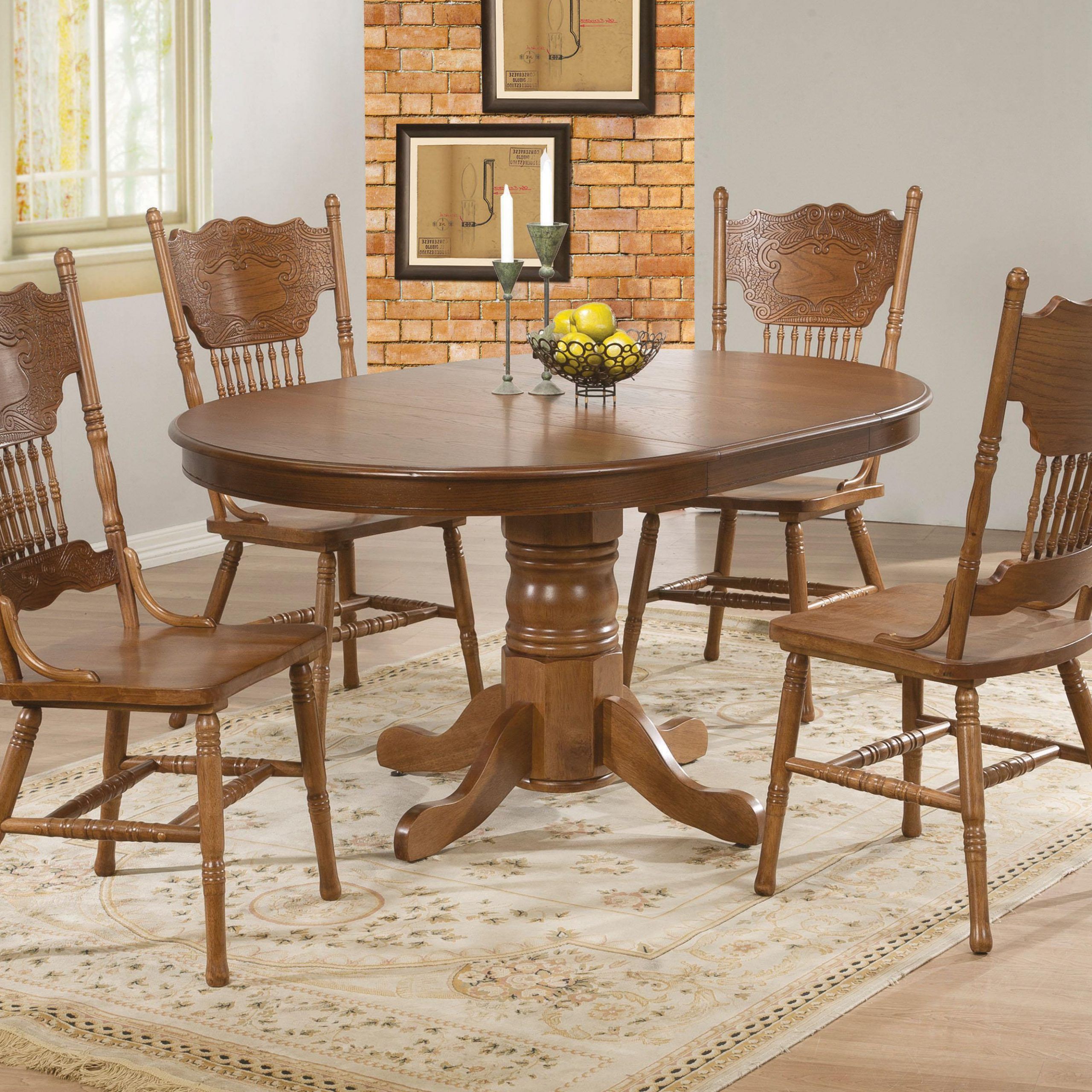 Favorite Oak Dining Table Chairs – Dining Table Ideas For Brooks Round Dining Tables (View 4 of 25)