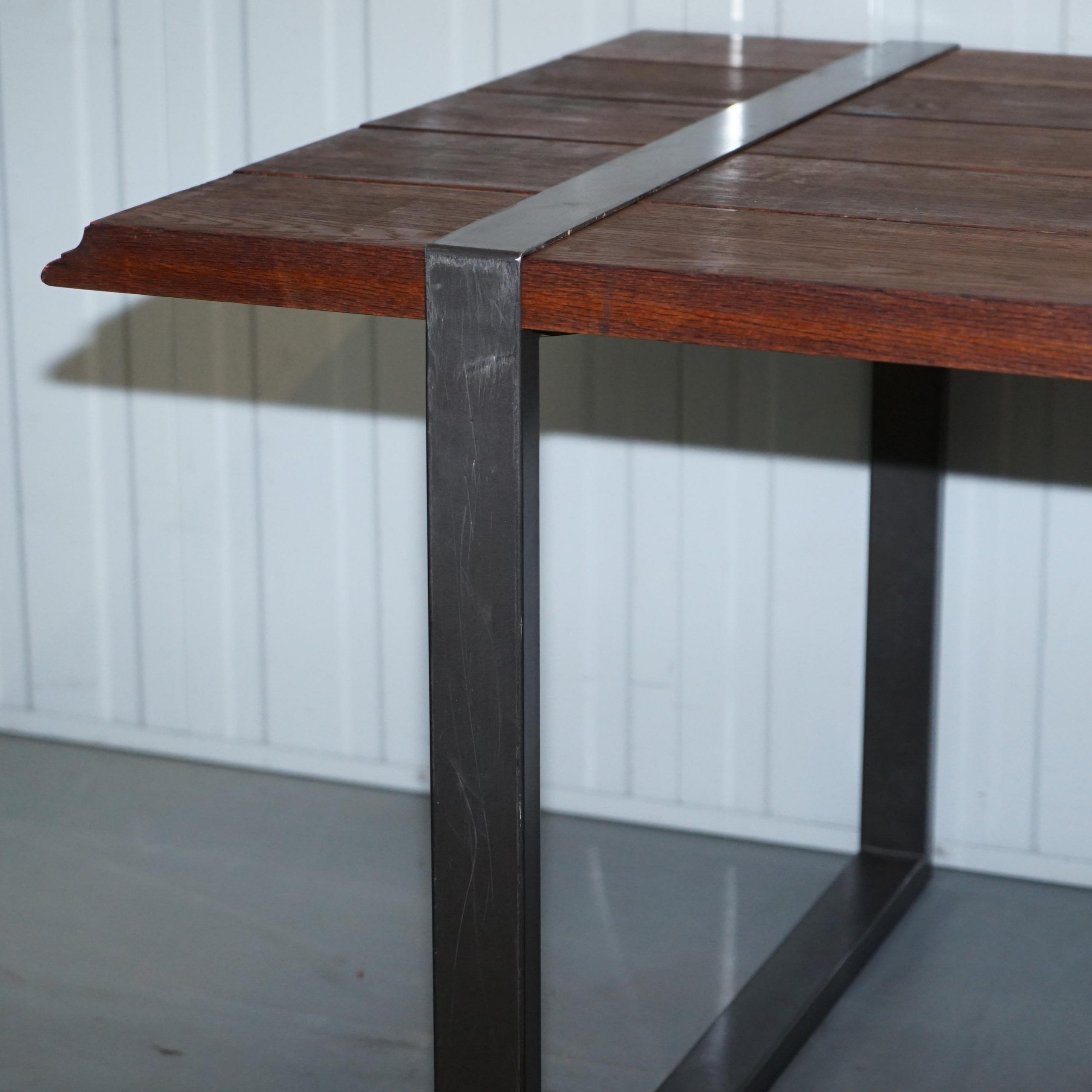 Garth Roberts Raw Dining Table Zanotta 7090 Adjustable Planks & Design Pertaining To Favorite James Adjustables Height Extending Dining Tables (View 4 of 25)