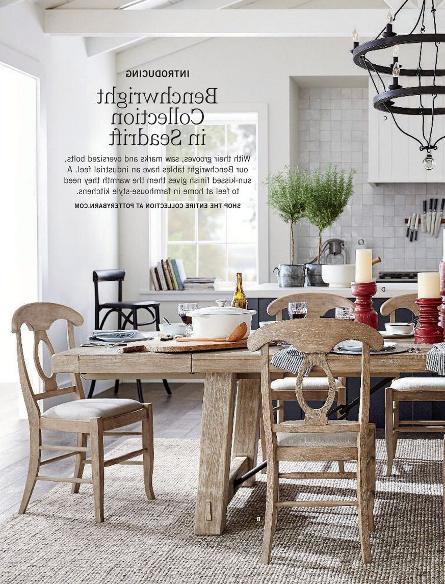 Gray Wash Benchwright Dining Tables Throughout Well Liked Pottery Barn – Fall 2017 D2 – Neena Patchwork Cotton Sham (View 8 of 25)