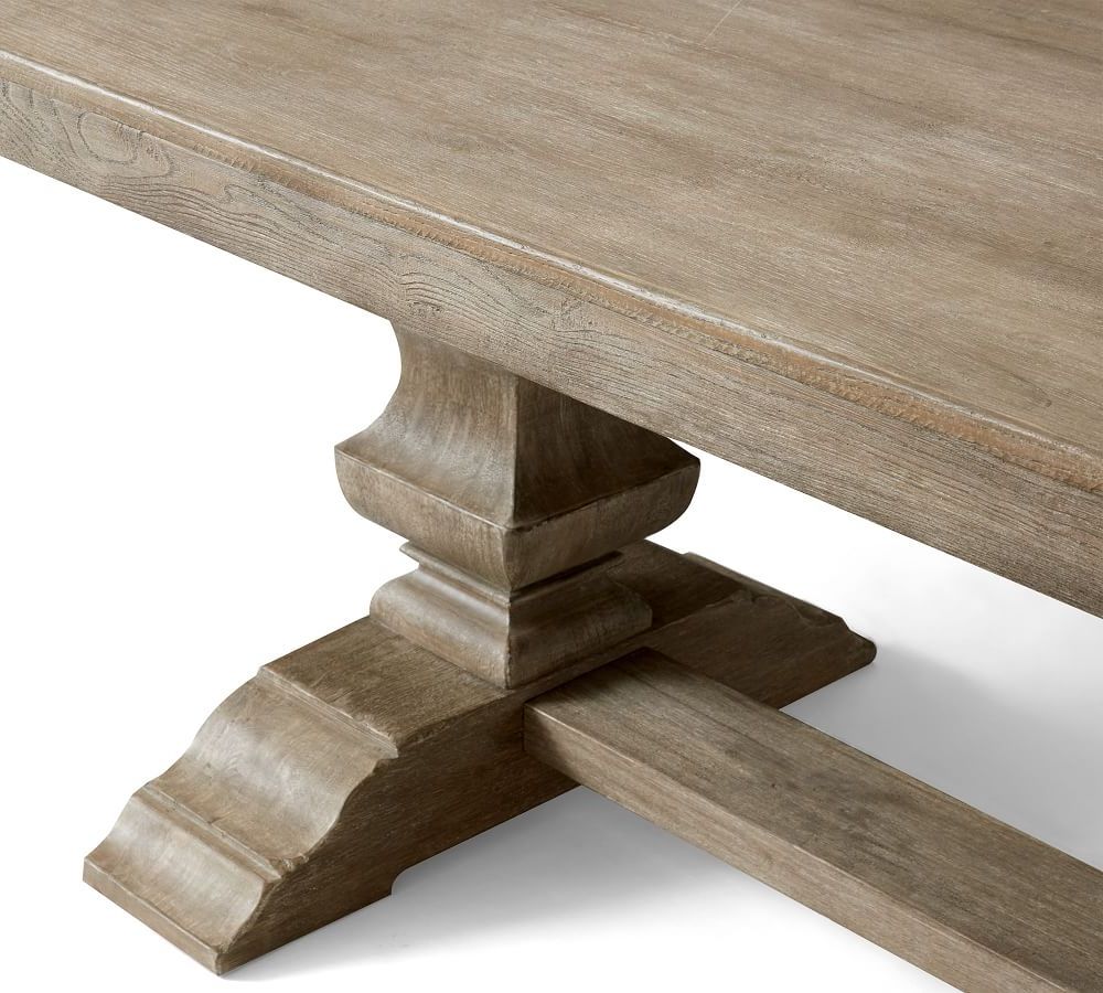 Gray Wash Benchwright Extending Dining Tables Pertaining To Preferred Banks Extending Dining Table (Photo 17 of 25)