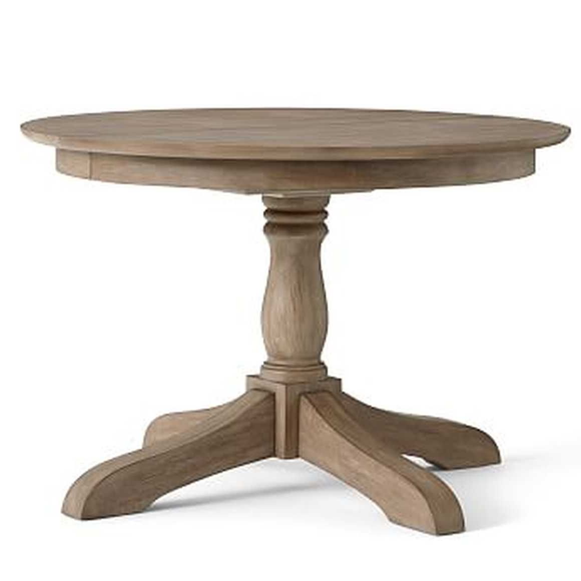 Havenly With Regard To Latest Weathered Gray Owen Pedestal Extending Dining Tables (View 2 of 25)