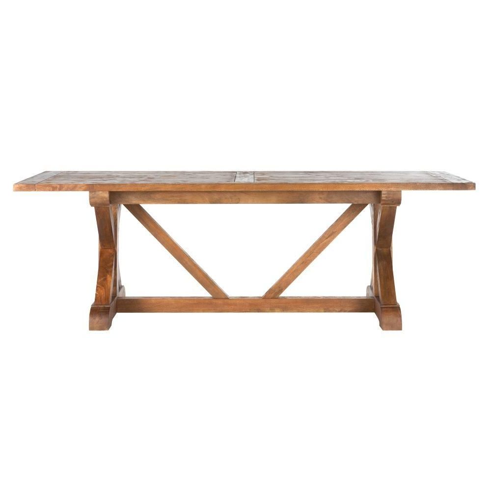 Latest Brown Wash Livingston Extending Dining Tables Regarding Home Decorators Collection Cane Bark (brown) Rectangular (View 5 of 25)