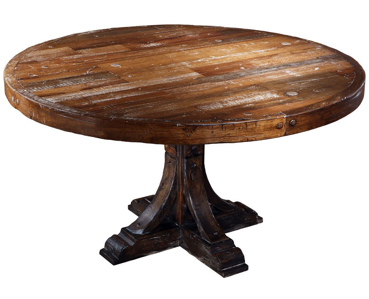 Latest Large Round Wood Dining Table (View 20 of 25)