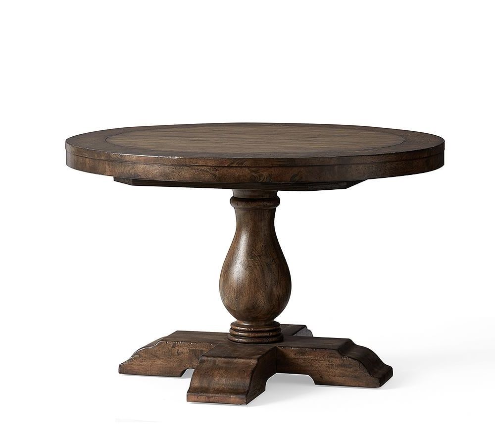 Lorraine Pedestal Table, Hewn Oak At Pottery Barn In 2019 In Latest Hewn Oak Lorraine Pedestal Extending Dining Tables (View 2 of 25)
