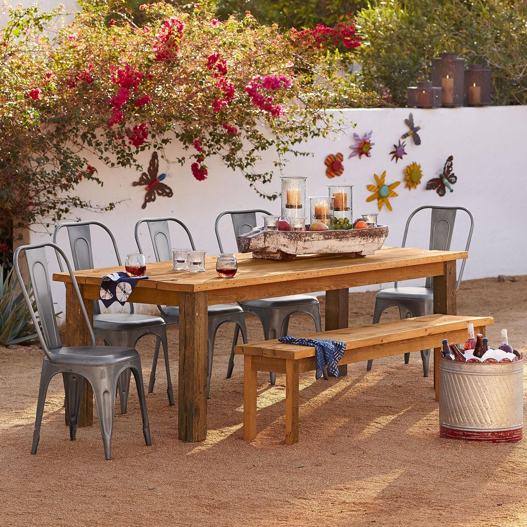 Menlo Reclaimed Wood Extending Dining Tables Inside Trendy Cumberland Outdoor Dining Table — From Country Kitchen To (Photo 20 of 25)