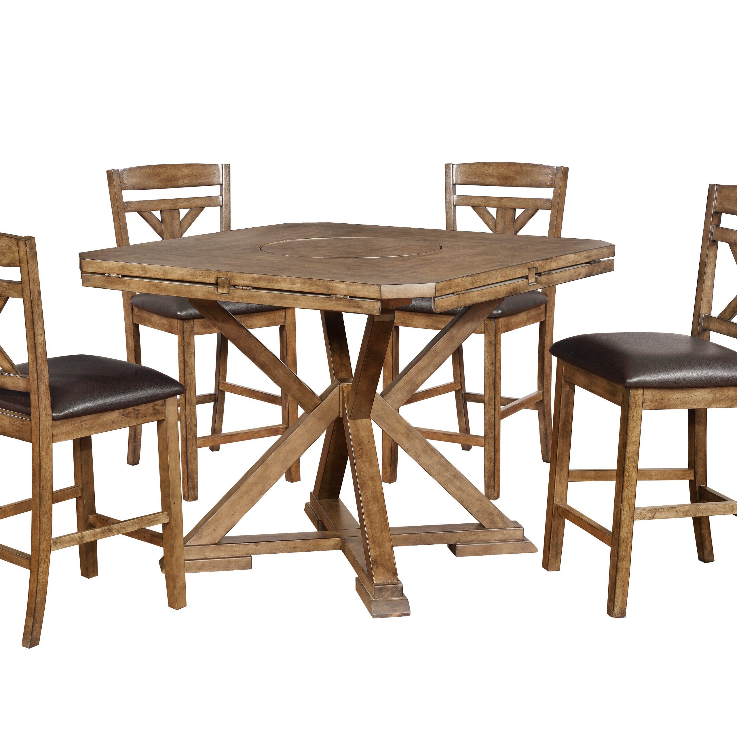 Millwood Pines Chapman 5 Piece Drop Leaf Dining Set (View 14 of 25)