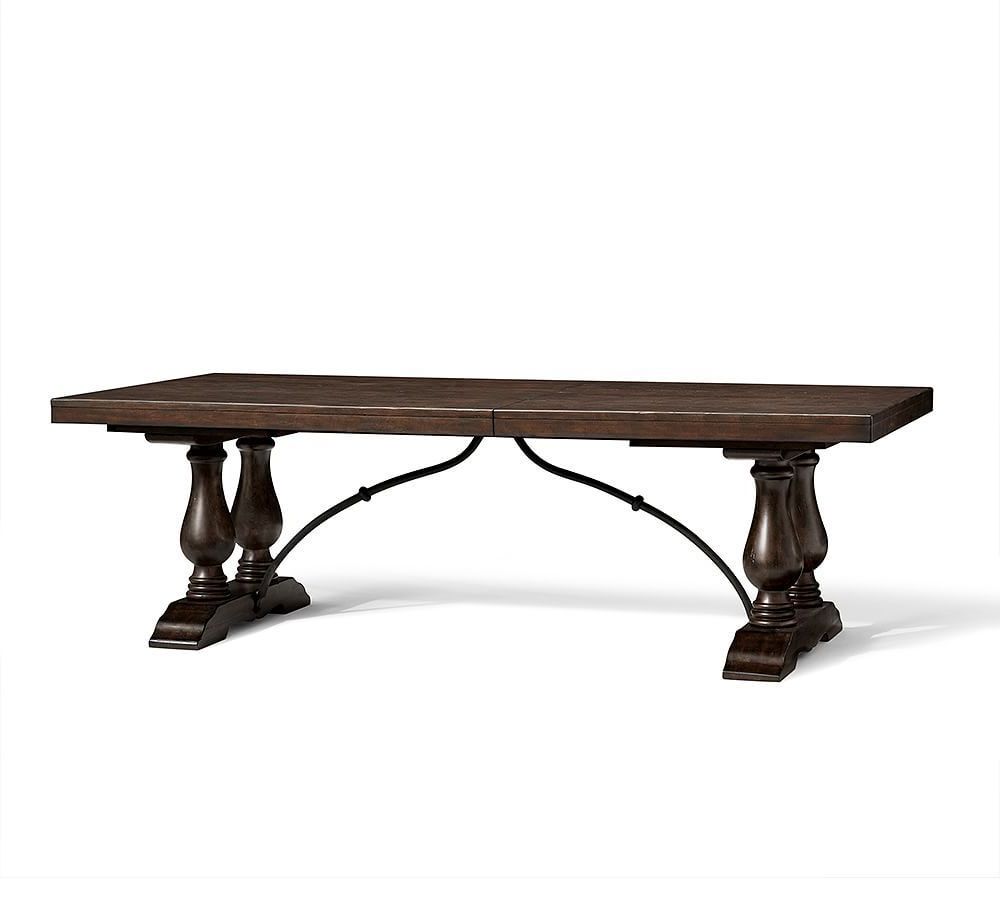 Most Recent Lorraine Medium Extending Dining Table, Rustic Brown At Pertaining To Rustic Brown Lorraine Extending Dining Tables (View 1 of 25)
