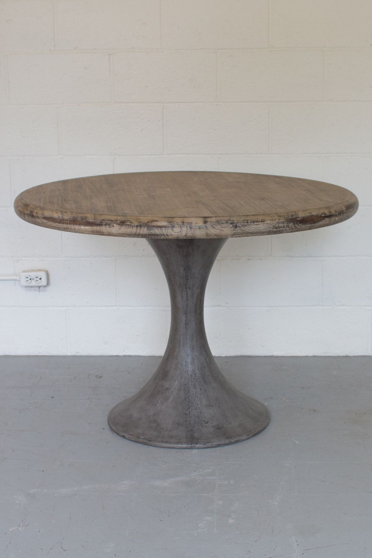 Most Recently Released Warner Round Pedestal Dining Tables For Pairing A Solid Concrete Pedestal Base And Round Acacia Wood (View 4 of 25)