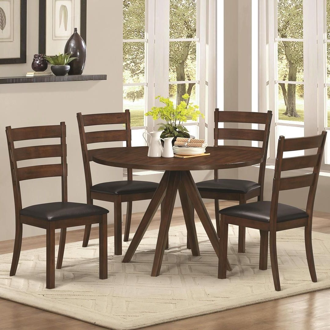 Most Up To Date Brooks Round Dining Tables Within Hailey Brooks Dining Collection (Hailey Brooks 5Pc Dining (View 5 of 25)