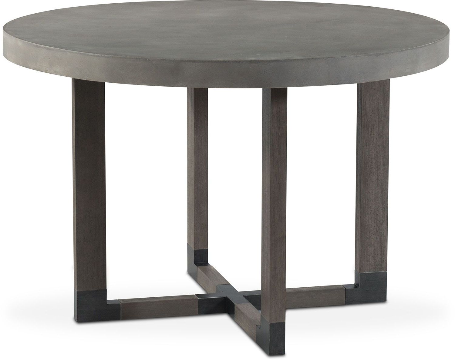 Most Up To Date James Adjustables Height Extending Dining Tables Intended For Malibu Round Counter Height Concrete Top Table – Gray (View 5 of 25)