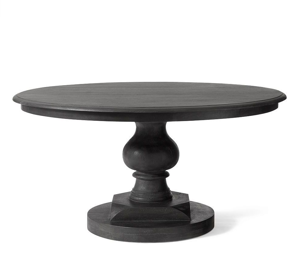 Nolan Pedestal Dining Table, Rustic Sable (View 2 of 25)