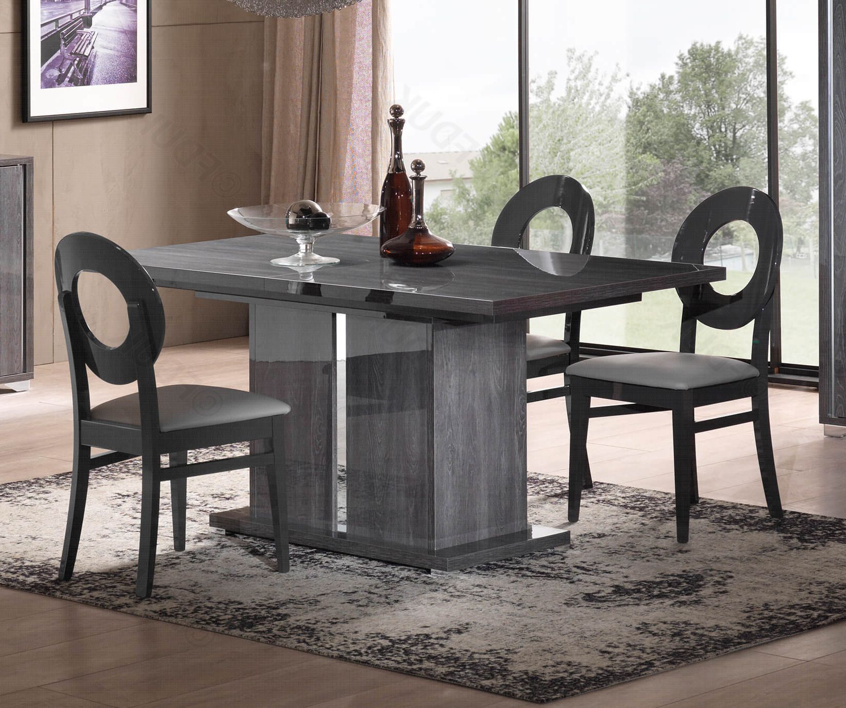 Popular Martino Dining Tables In San Martino Armony Rectangular Extension Dining Table With 6 Oval Dining  Chair (View 2 of 25)