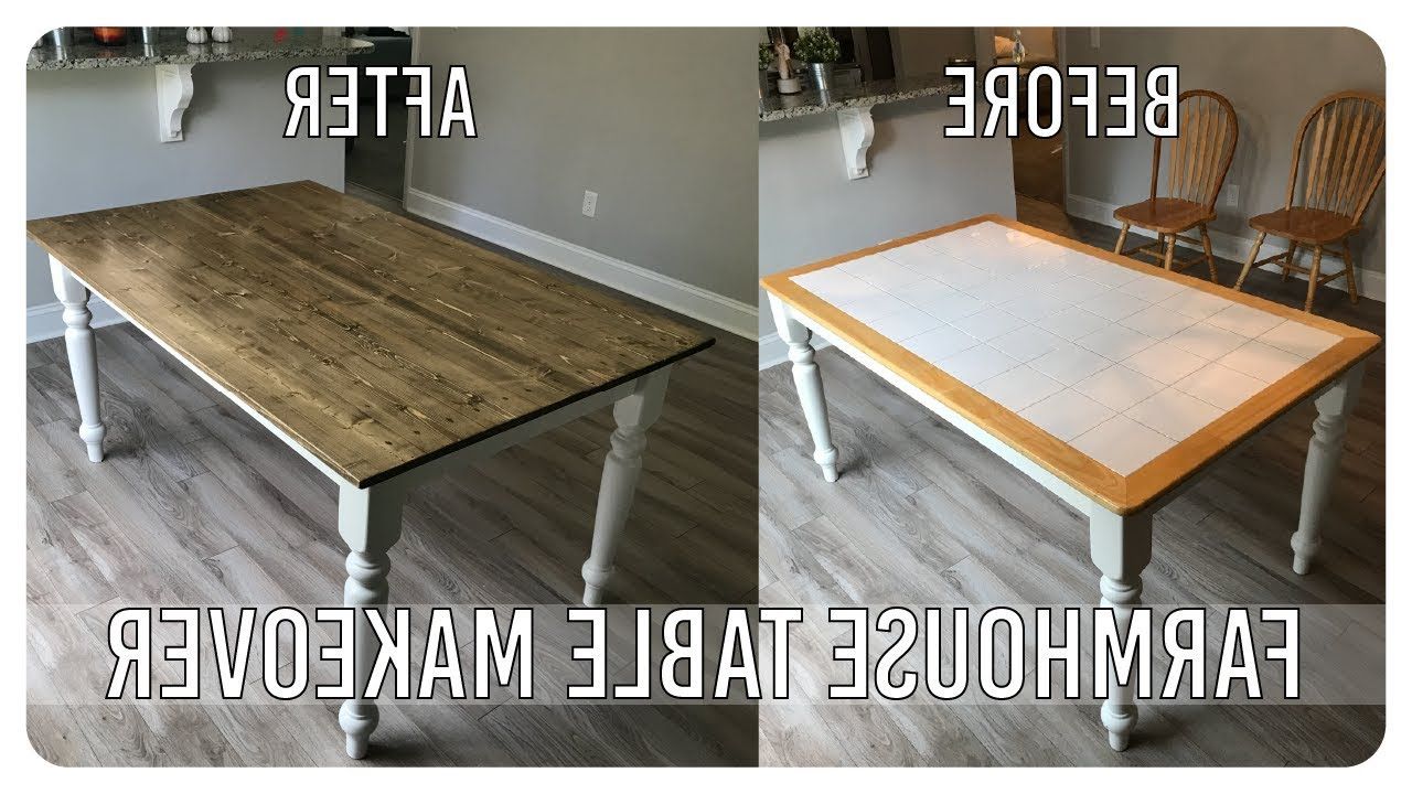 Popular Rae Round Pedestal Dining Tables In Diy Dining Room Table Makeover – Farmhouse Table Edition (View 22 of 25)