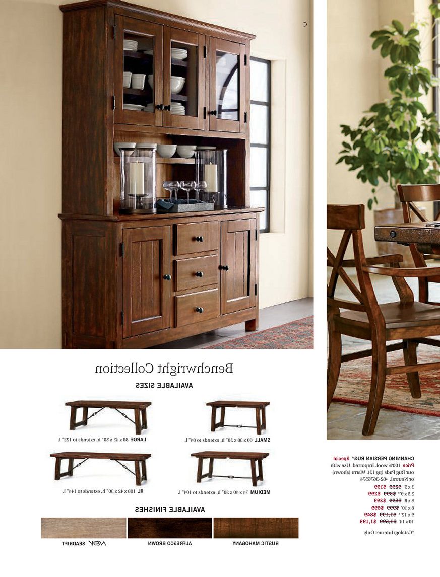 Pottery Barn – Fall 2017 D2 – Benchwright Extending Dining Within Popular Rustic Mahogany Benchwright Dining Tables (View 6 of 25)