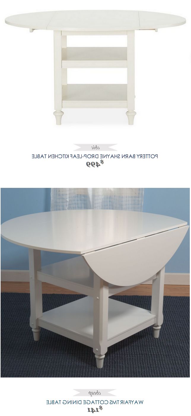 Pottery Barn Shayne Drop Leaf Kitchen Table (View 7 of 25)