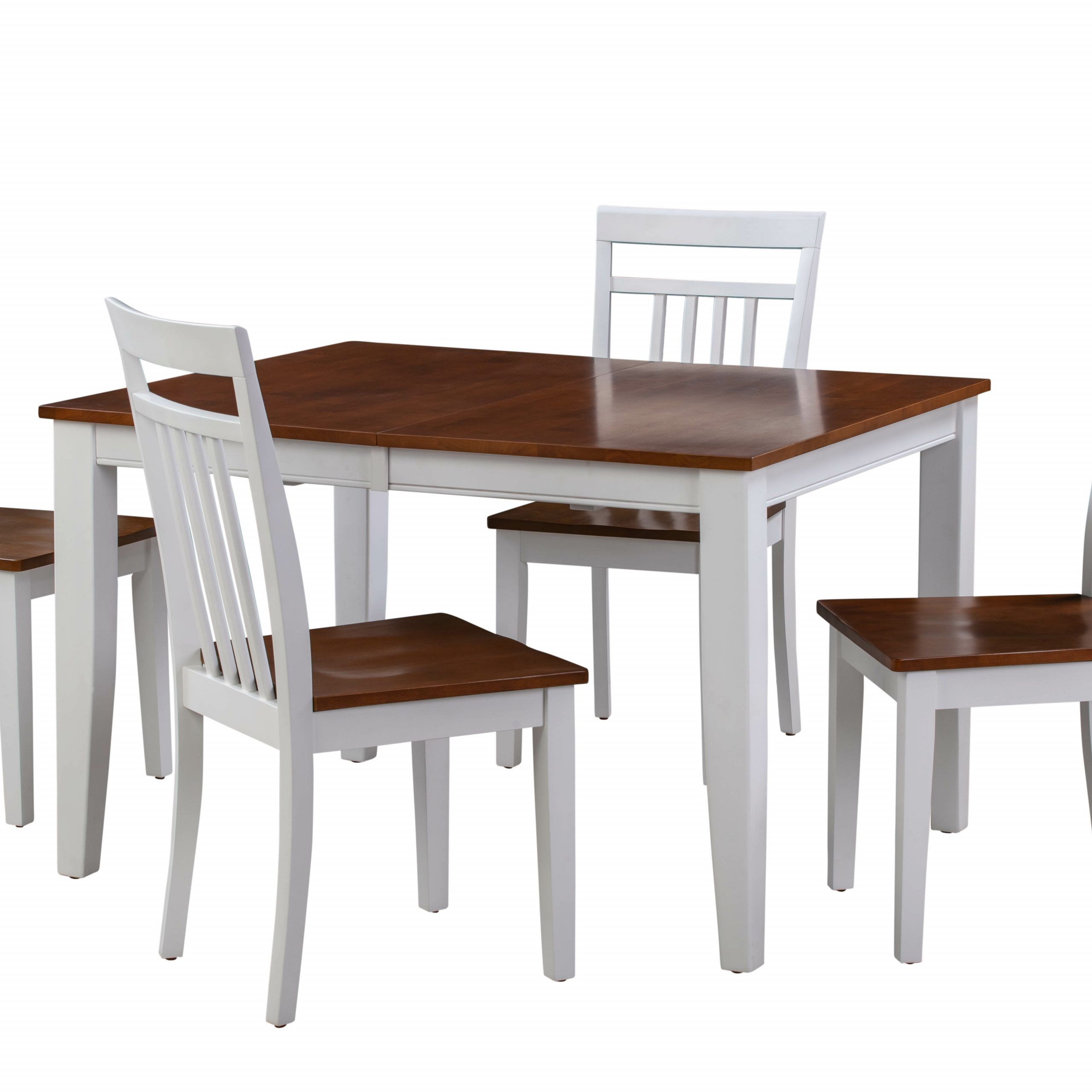 Rustic Brown Lorraine Extending Dining Tables Regarding Most Recent Leisa 5 Piece Solid Wood Dining Set (View 16 of 25)