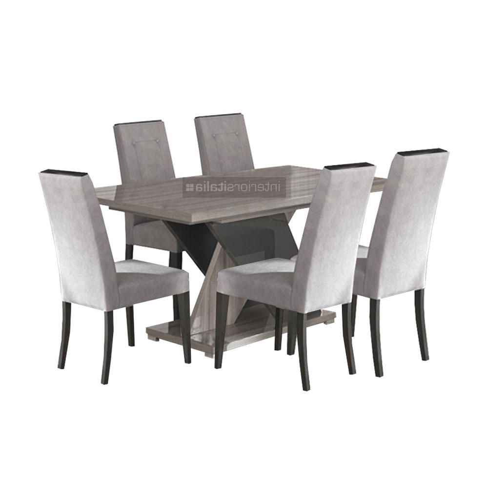 San Martino Glamour Modern Italian Extending Dining Set – Leather Dining  Chairs Within Widely Used Martino Dining Tables (View 6 of 25)