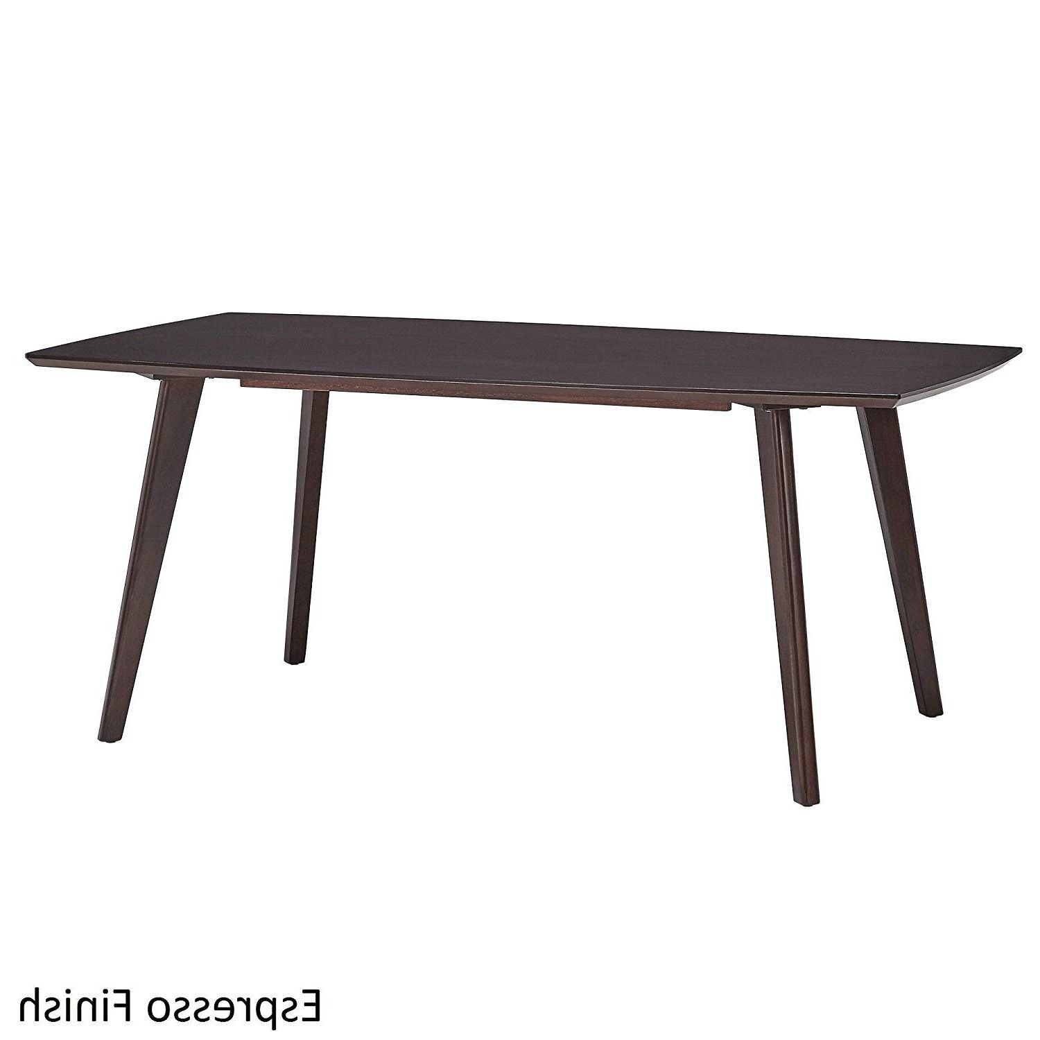 Shaw Dining Tables, English Brown Within Most Current Amazon – Inspire Q Abelone Scandinavian Dining Table (View 6 of 25)