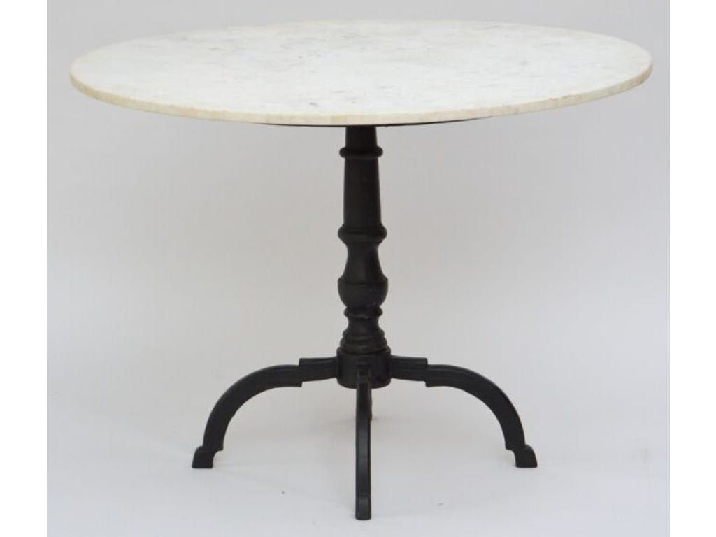 Stock Program Calais Bistro Table Irnqm13812st From Walter E In Popular Christie Round Marble Dining Tables (Photo 13 of 25)