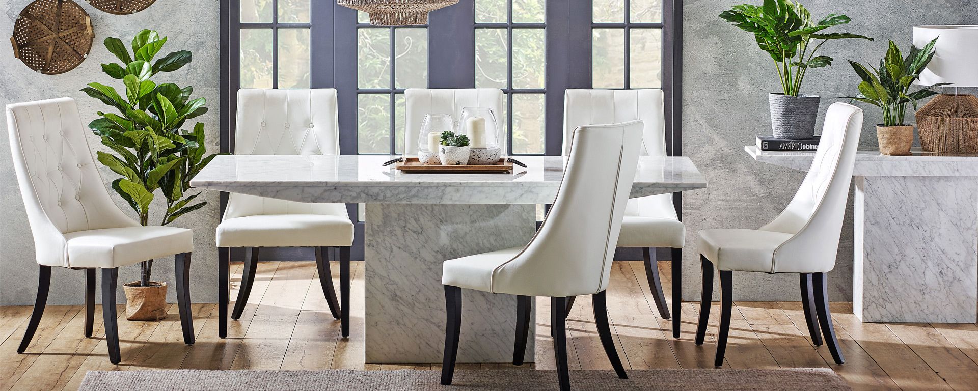 Trendy Christie Round Marble Dining Tables Pertaining To Dining Room Goals: 5 Trending Concrete And Stone Dining (Photo 12 of 25)