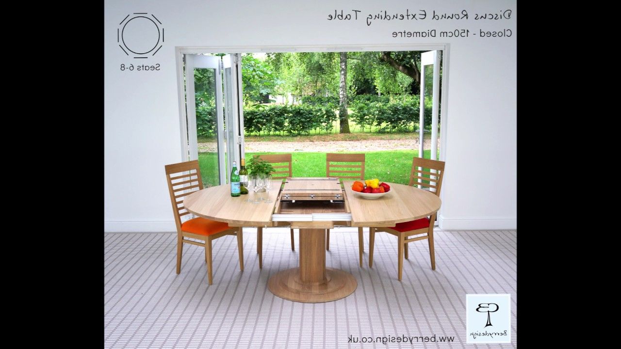 Well Known Hart Reclaimed Wood Extending Dining Tables Within Discuss Round Extending Dining Table (View 25 of 25)