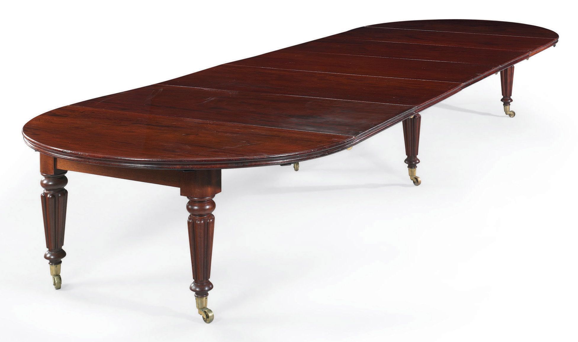 Widely Used An Irish William Iv Mahogany Extending Dining Table (View 23 of 25)