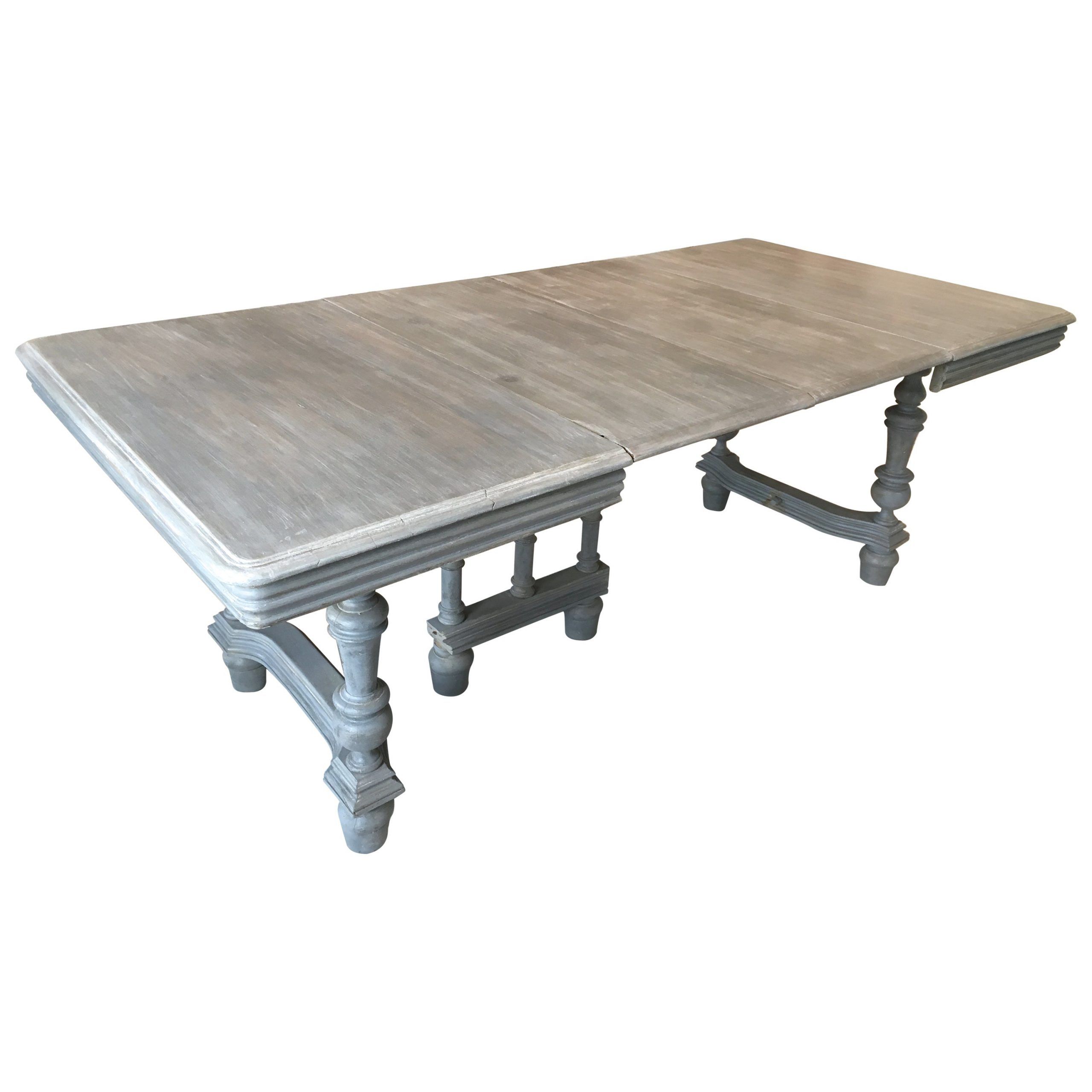 Widely Used Extendable French Lime Wood Dining Table With Belgian Gray Linden Extending Dining Tables (Photo 25 of 25)