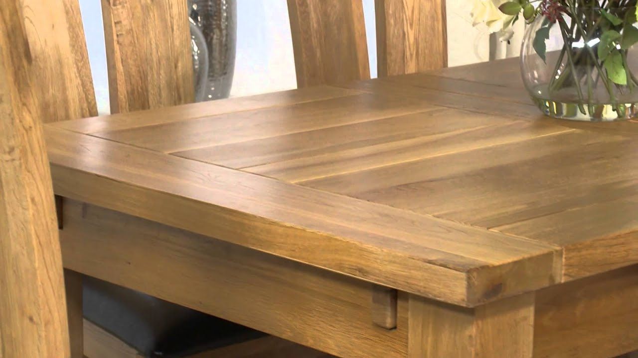Widely Used Normandy Extending Dining Tables Inside Normandy Solid Oak 150cm Extending Dining Table And Montreal Chairs – Ofstv (View 7 of 25)