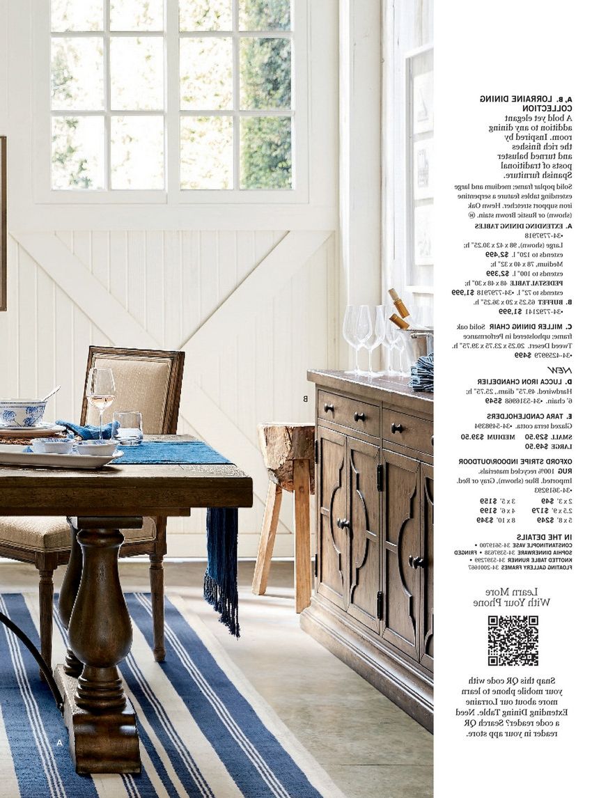 Widely Used Pottery Barn – Spring 2017 D1 – Lorraine Extending Dining Regarding Rustic Brown Lorraine Extending Dining Tables (View 18 of 25)