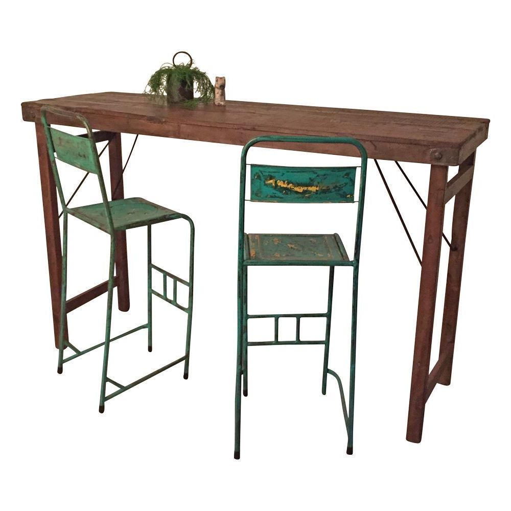 Wood Pertaining To Most Current Griffin Reclaimed Wood Bar Height Tables (View 4 of 25)
