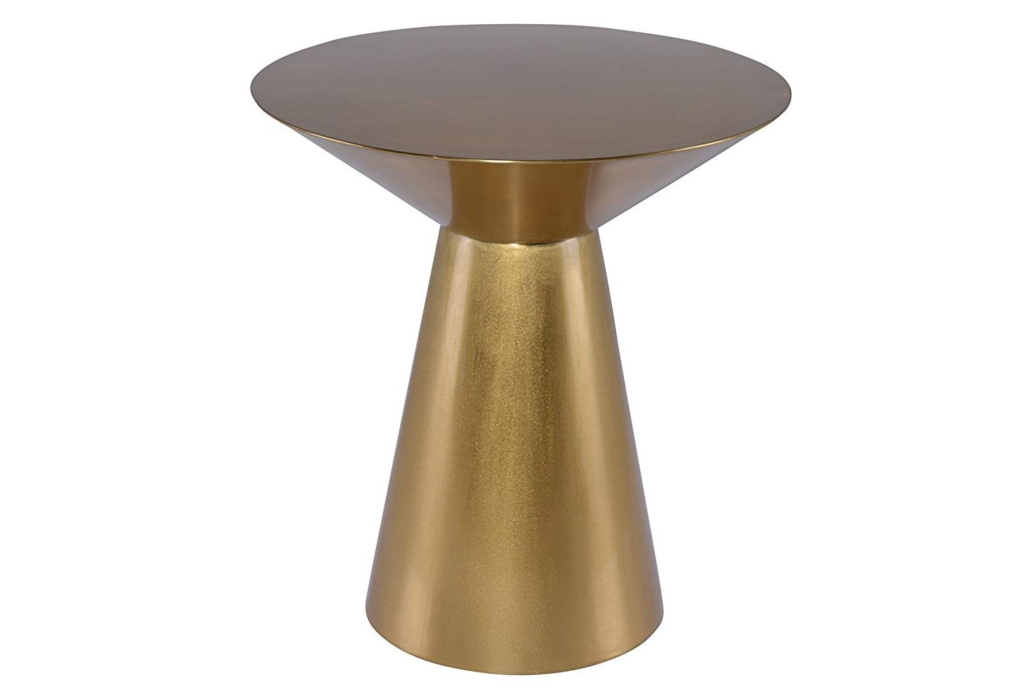 2019 Amazon: Nuevo Owen Side Table In X Brushed Gold: Kitchen Within Dining Tables With Brushed Gold Stainless Finish (Photo 15 of 25)
