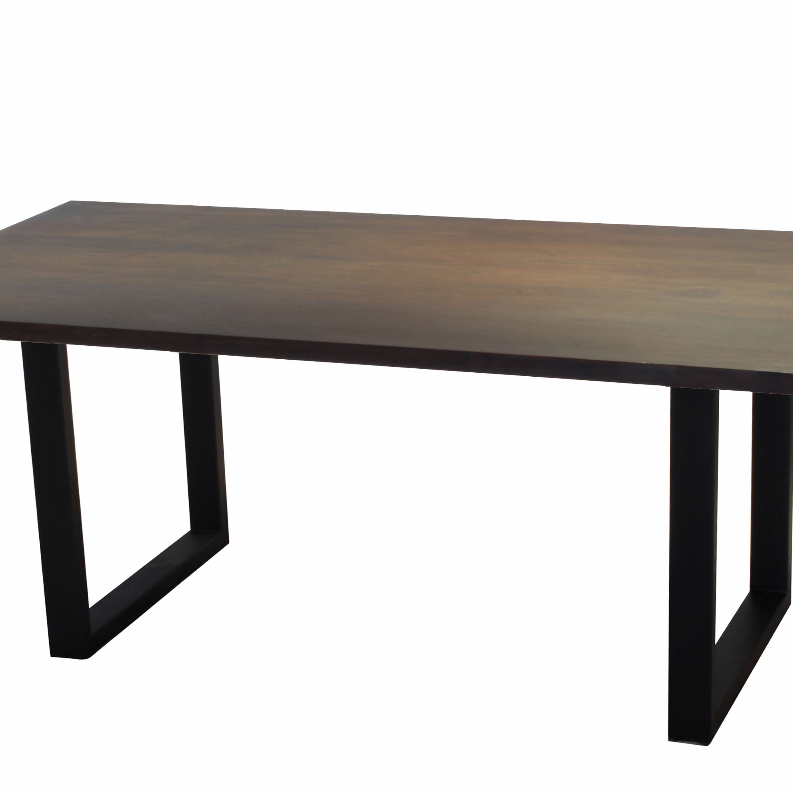 Acacia Dining Tables With Black Victor Legs With Regard To Fashionable Corcoran Acacia Live Edge Dining Table With Black Victor Legs – 96" (Photo 3 of 25)
