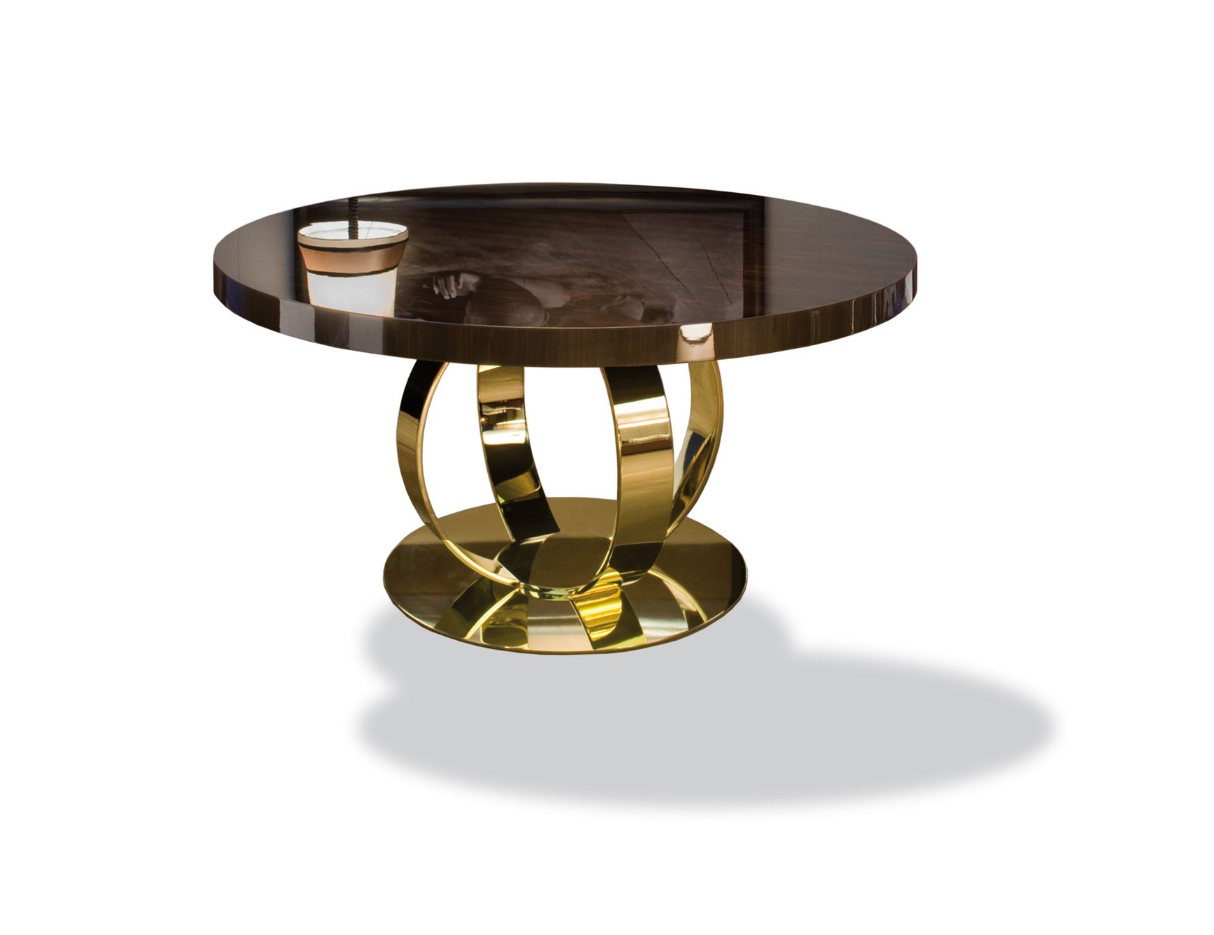 Best And Newest Nella Vetrina Andrew Modern Italian Designer Round Wood Throughout Dom Round Dining Tables (View 8 of 25)