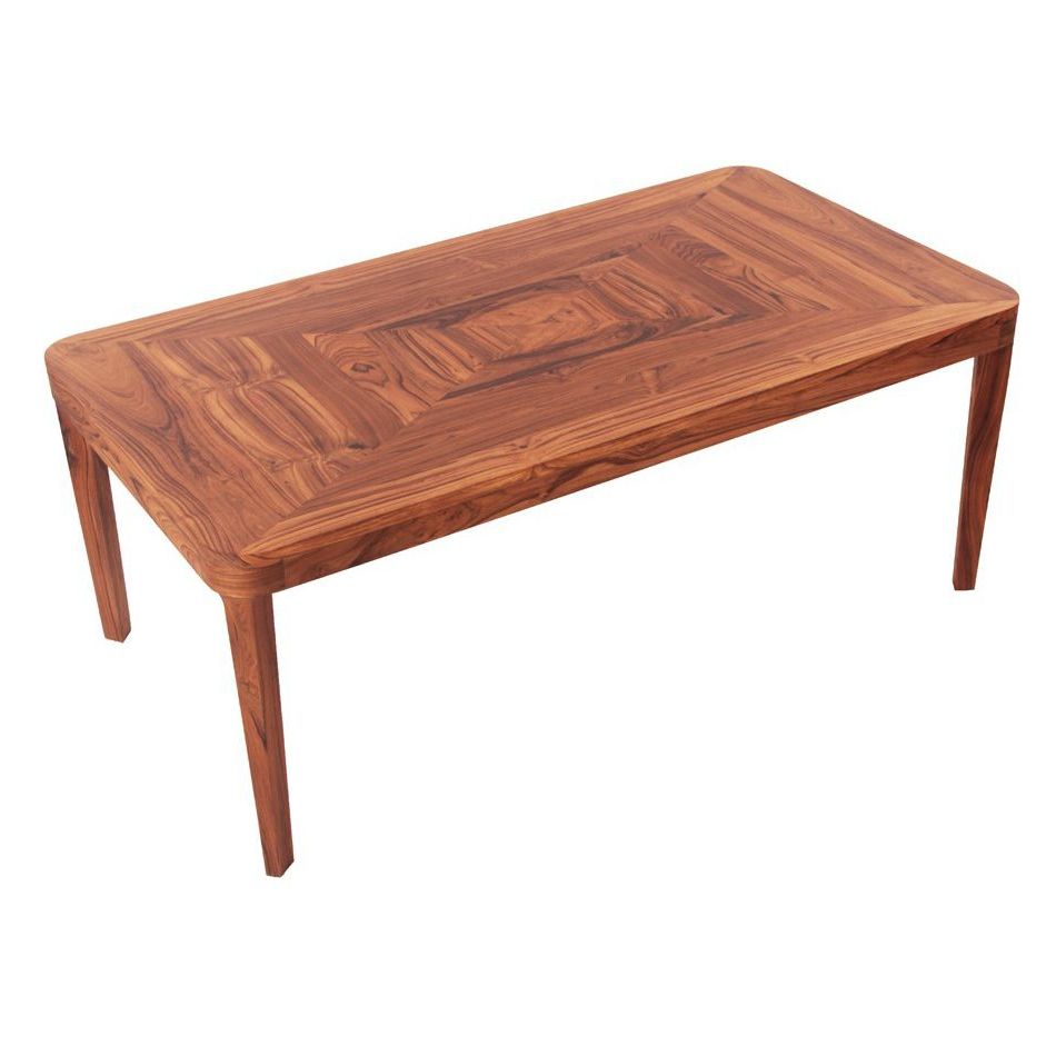 Contemporary Coffee Table / Teak / Rectangular / Commercial With Regard To Popular Contemporary 6 Seating Rectangular Dining Tables (View 21 of 25)